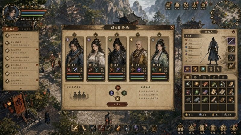 金庸群侠传5爱与死仙狐MOD六周年 操作界面 展示图 8